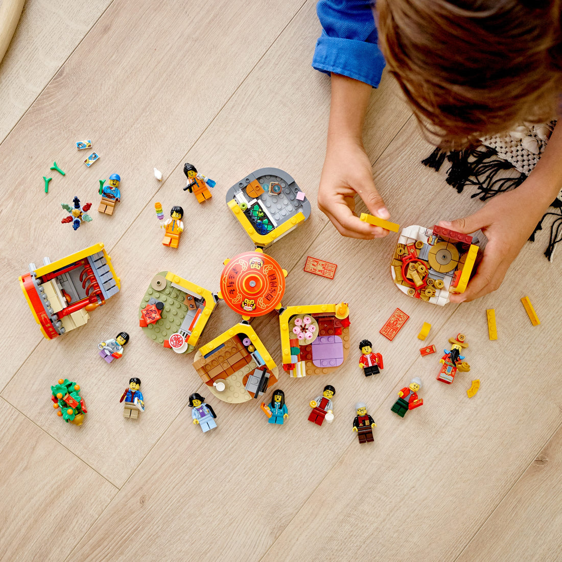 Child Playing With Toddler Toys