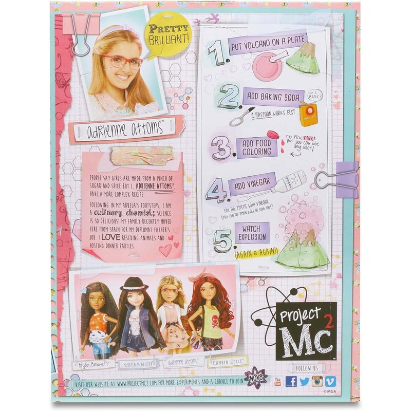 Project MC2 Toy Doll Adrienne's Volcano Packaging