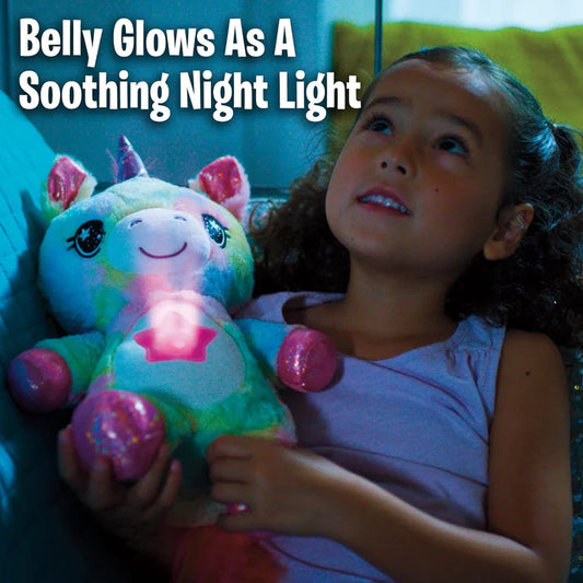 How do plush toys help with development?
