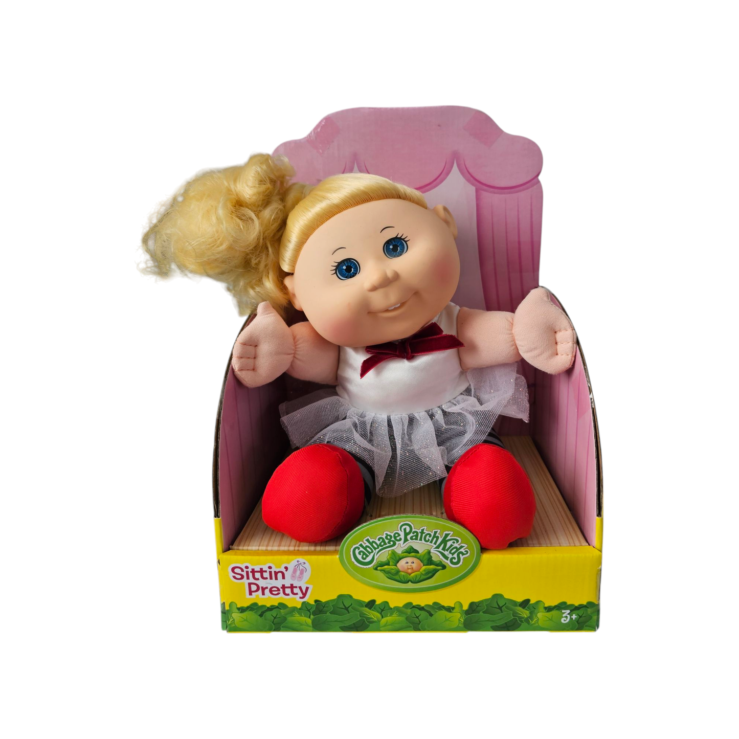Cabbage Patch Kids Sittin' Pretty Dolls - White Dress