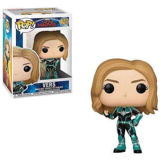 Funko POP Captain Marvel Bobble-Head Vers #427