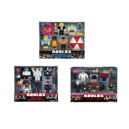 Roblox Cyber City | Master of Roblox | Tropical resort Figurine Bundle Set