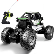 4WD RC Green Monster Truck – Remote Control Off-Road Car