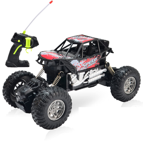 4WD RC Red Monster Truck – Remote Control Off-Road Car
