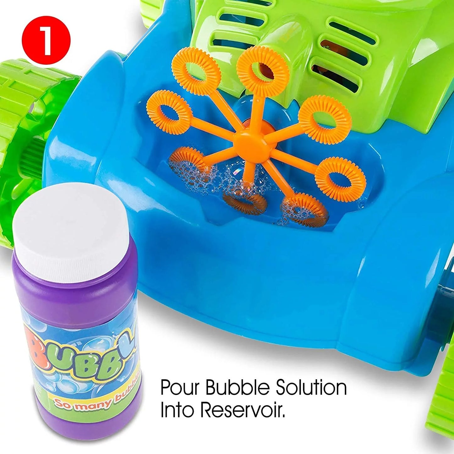 Lawn Mower Bubble Machine Toyland Treasures