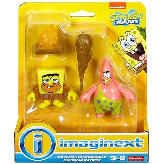 Fisher Price Nickelodeon Caveman Spongebob & Caveman Patrick