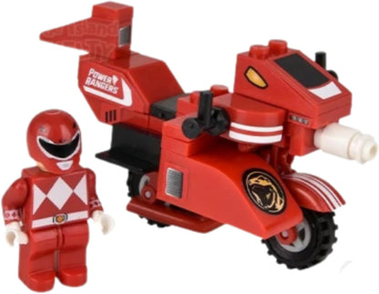 Hasbro Power Rangers Battle Bike Construction Set - Red Ranger