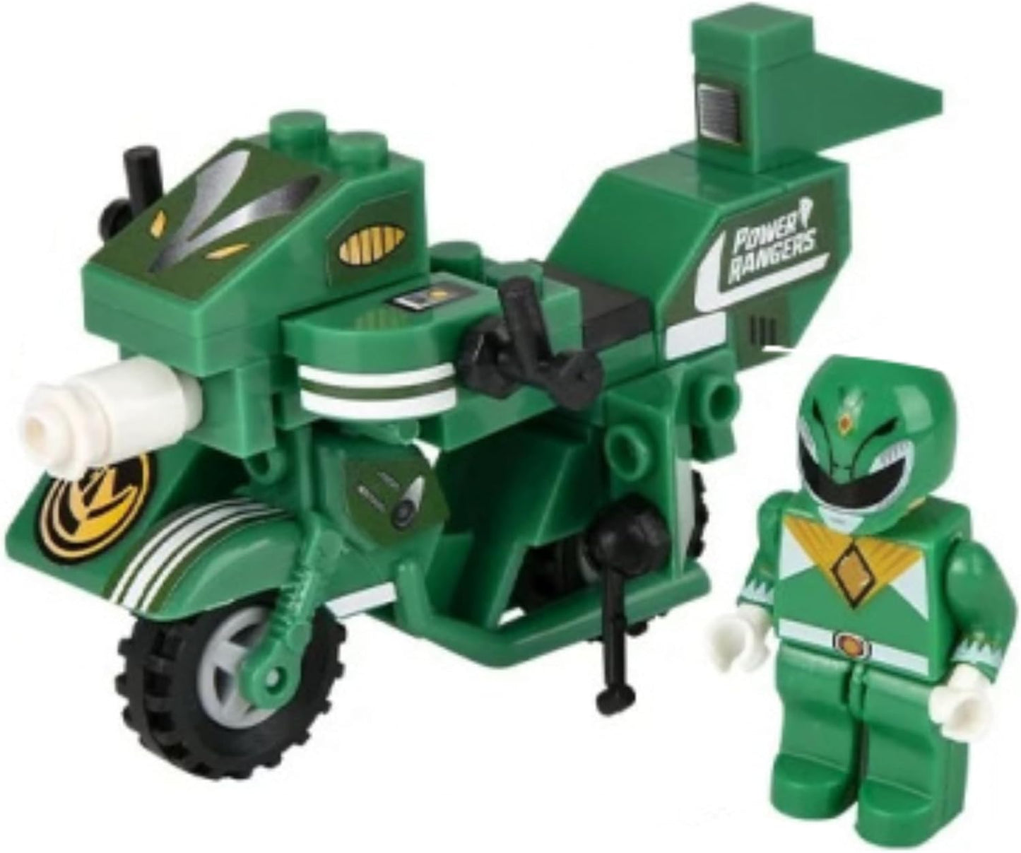 Hasbro Power Rangers Battle Bike Construction Set - Green Ranger