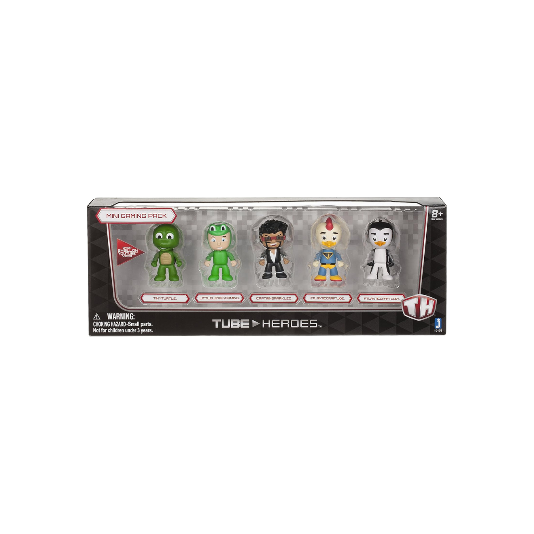 Jazware Tube Heroes Mini Gaming Pack Figurines