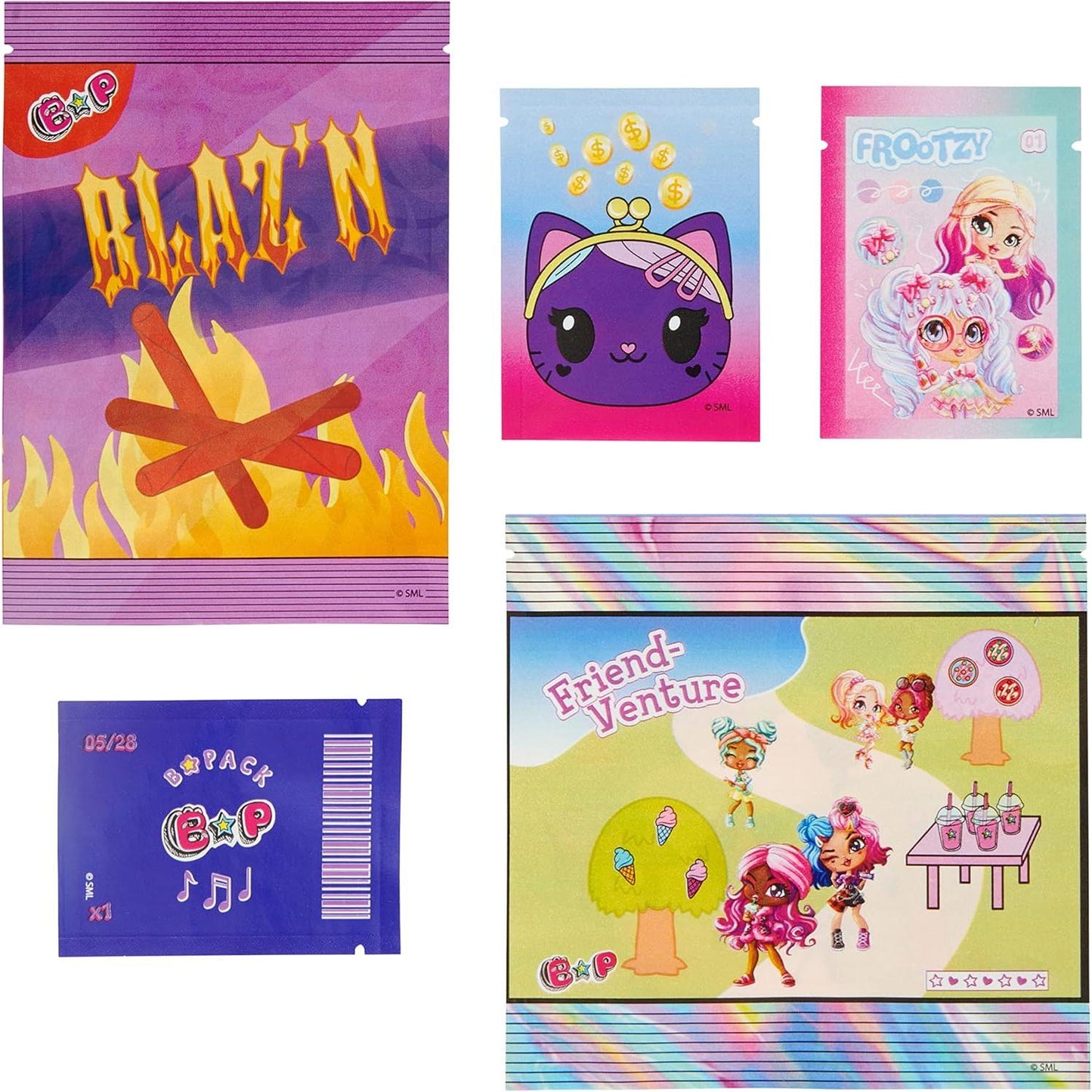 B Pack 3.5-inch Collectible Doll with 9 Surprises Series 1