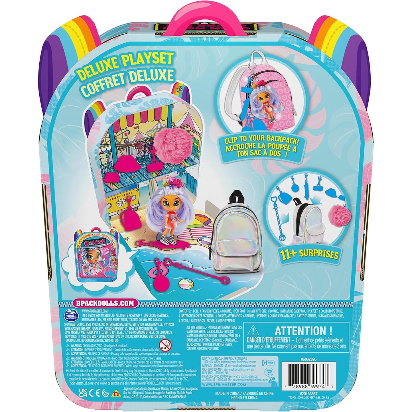B Pack Deluxe Doll 11 Surprises Playset