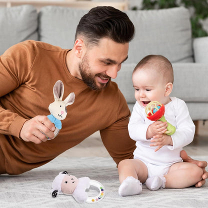 Baby Soft Rattle Animal Sensory Toy