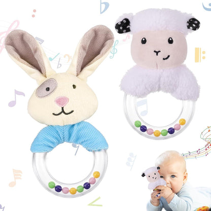 Baby Soft Rattle Animal Sensory Toy
