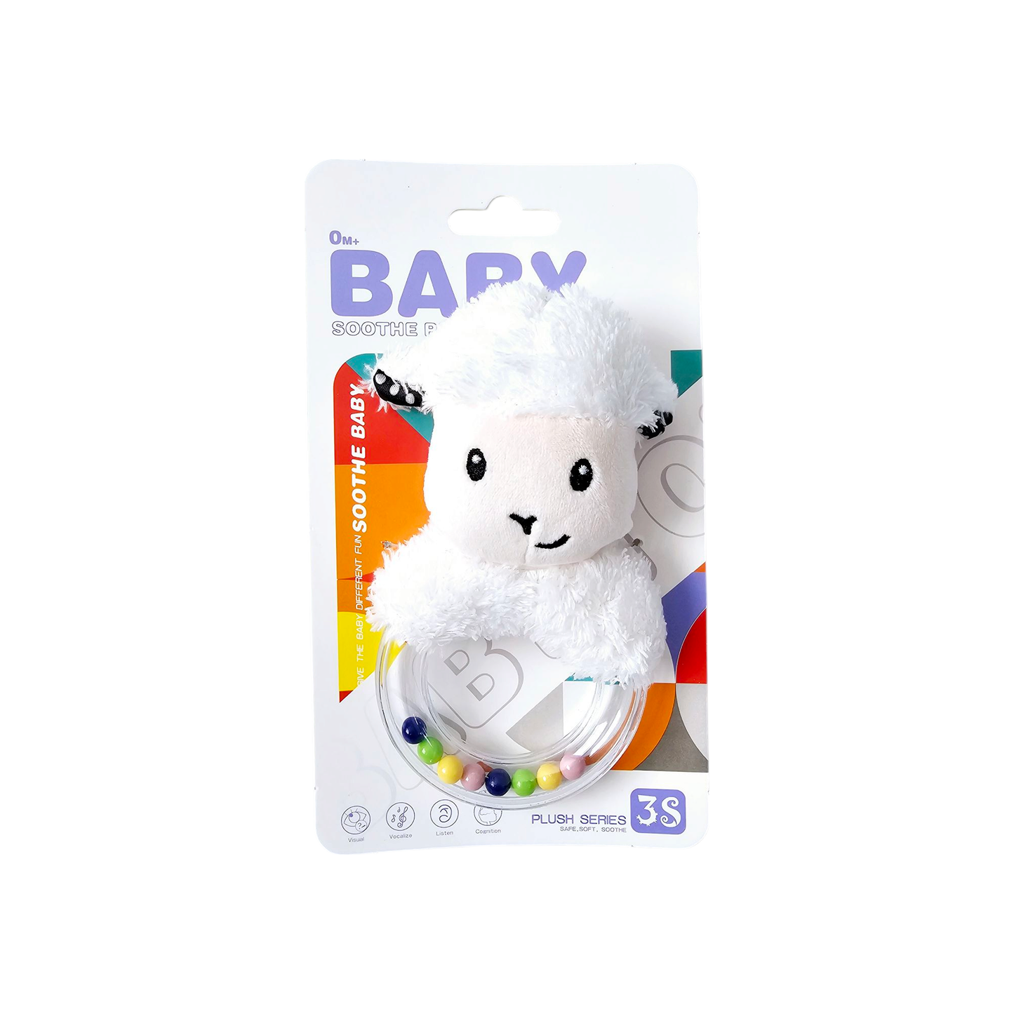 Baby Soft Rattle Animal Sensory Toy
