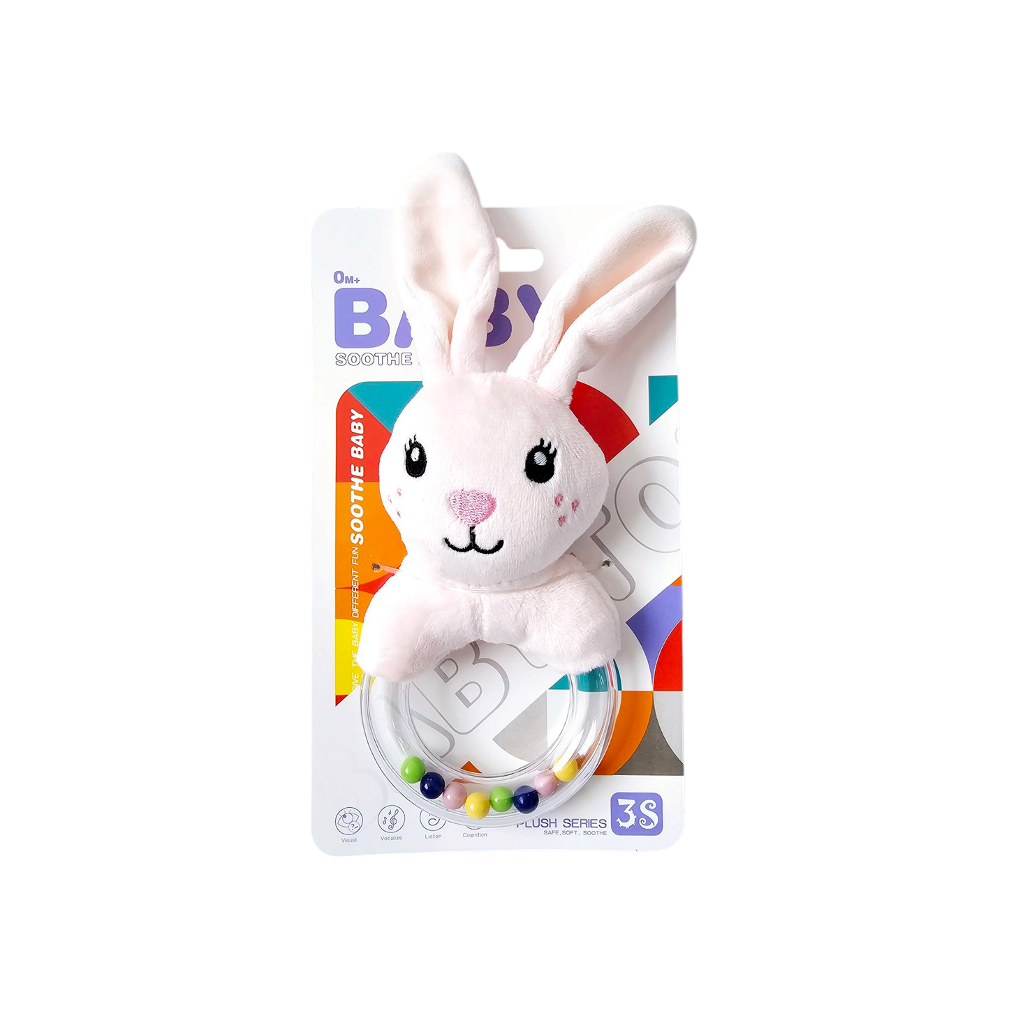 Baby Soft Rattle Animal Sensory Toy