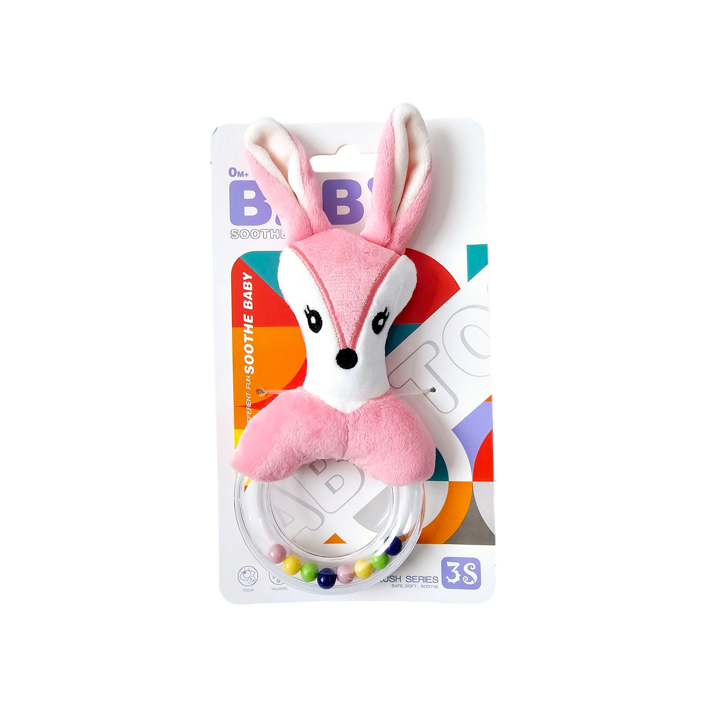 Baby Soft Rattle Animal Sensory Toy