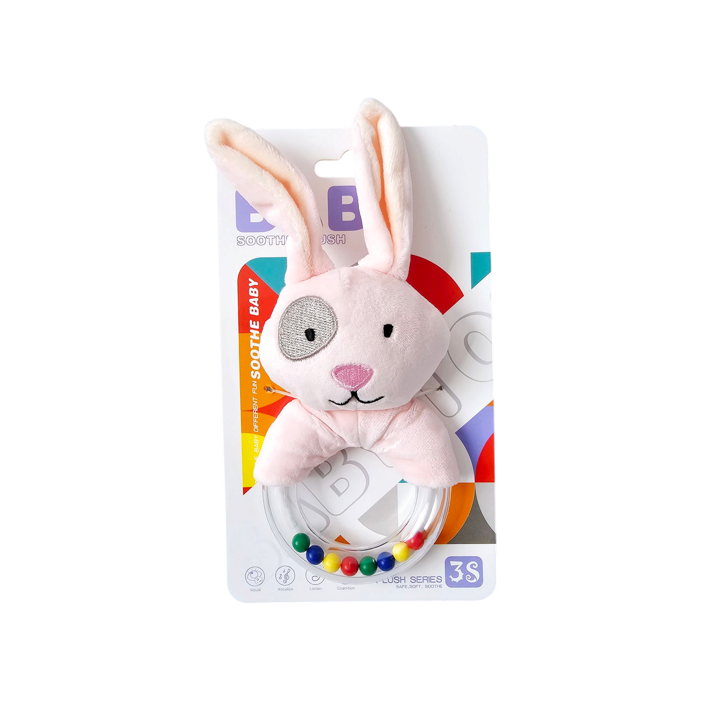 Baby Soft Rattle Animal Sensory Toy