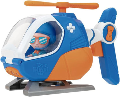 Blippi Air Rescue Helicopter Toy Vehicle Playset | Ages 3+