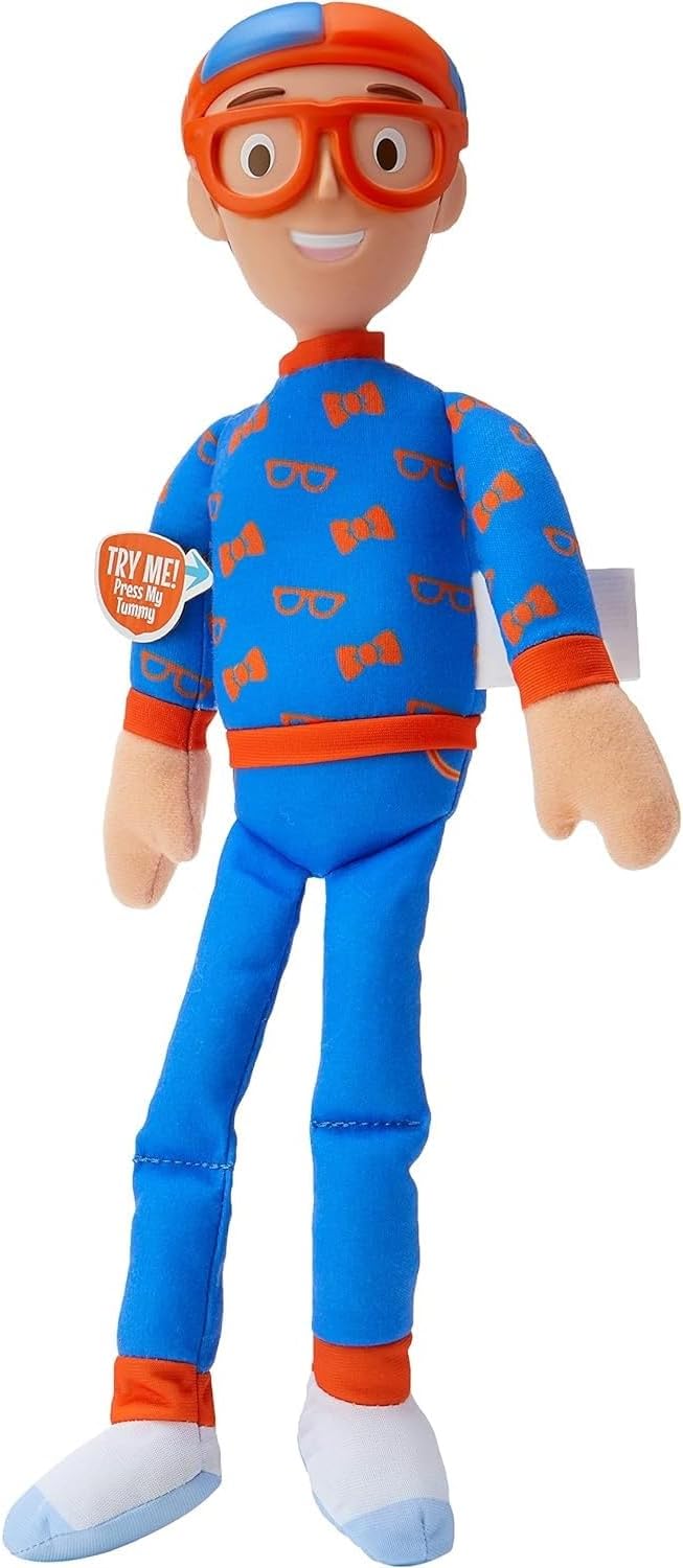 Jazware Blippi My Buddy Nighttime Interactive Plush Toy