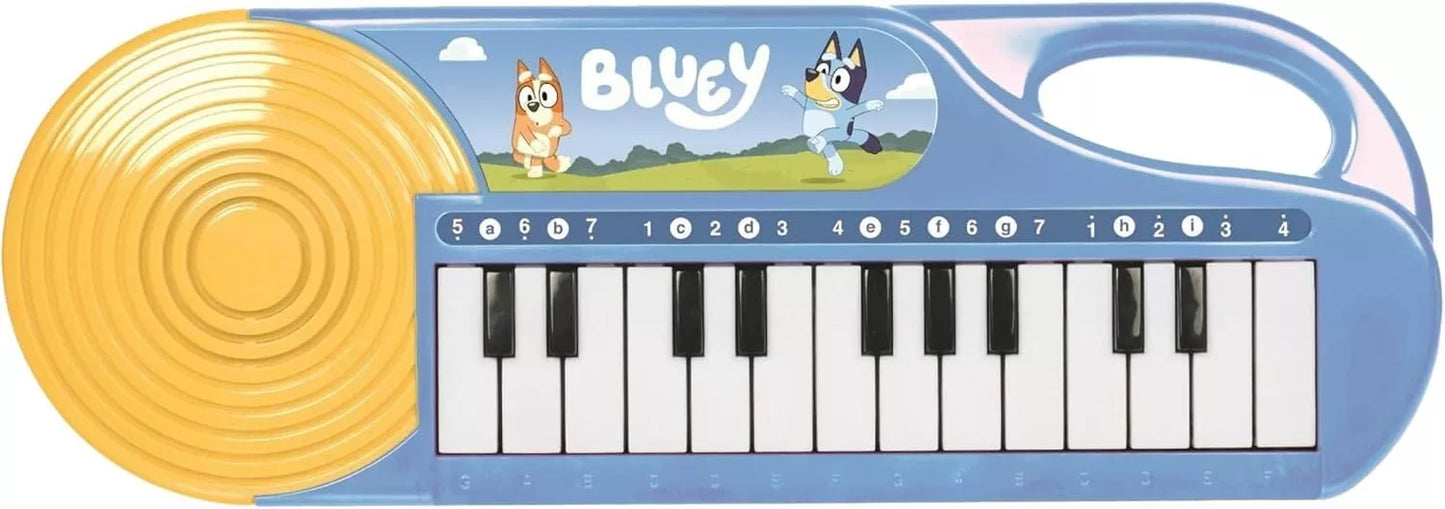 Bluey 23-Note Keyboard – Kids Piano Toy with Sounds & Songs