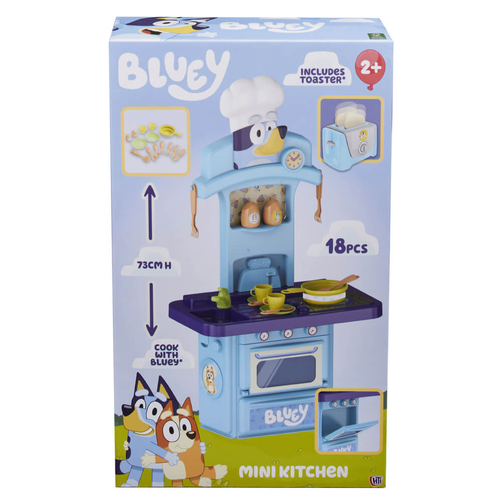 Bluey Mini Kitchen with Toaster Playset