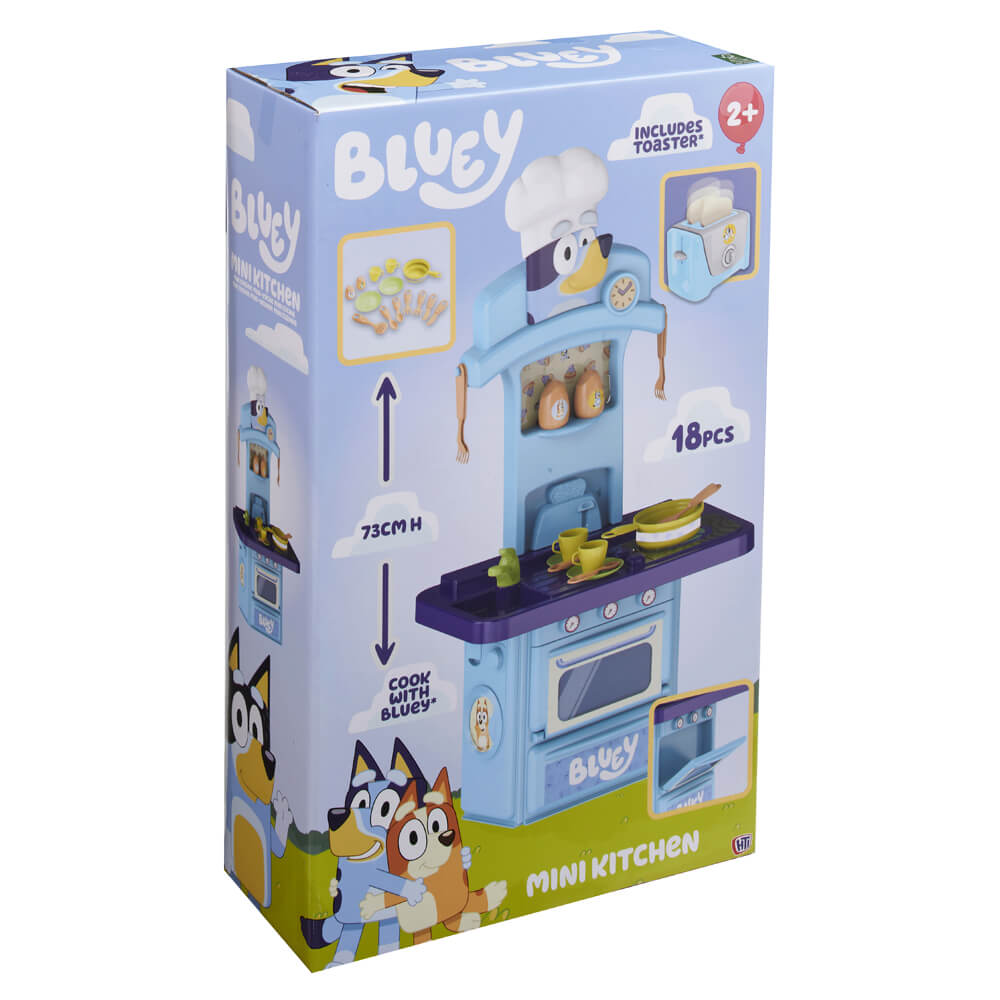Bluey Mini Kitchen with Toaster Playset