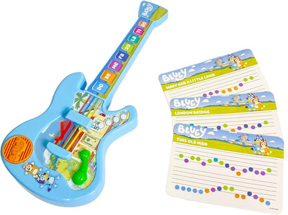 Bluey Music Time Guitar – Kids Musical Toy Guitar with Sounds