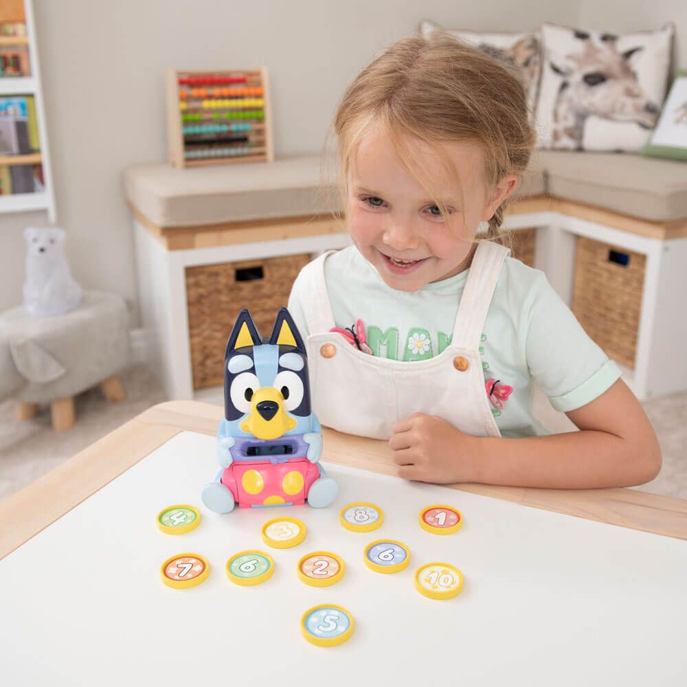 Bluey Save With Bluey Interactive Toy – Musical Coin Bank
