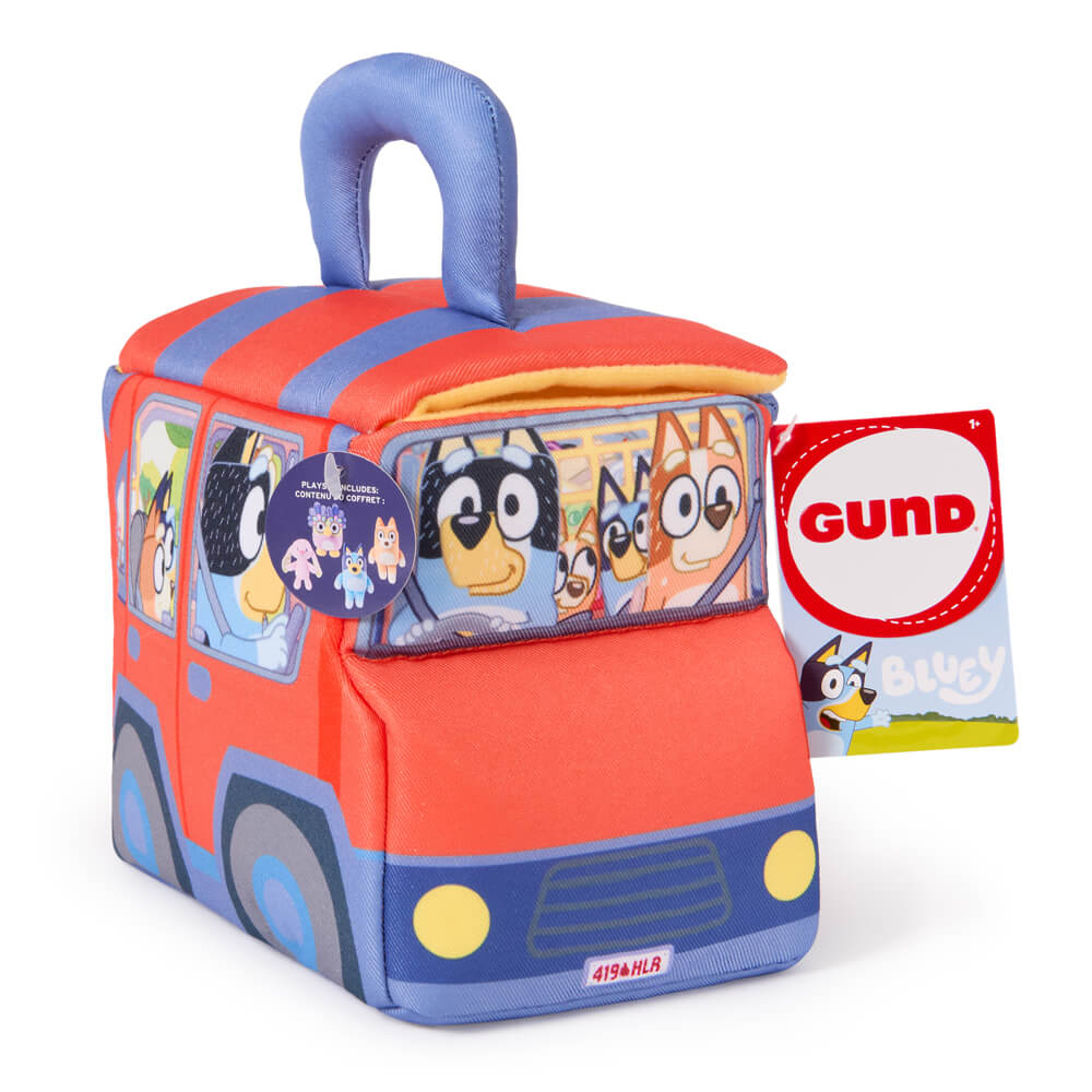 Bluey Sensory Soft Plush Playset – Interactive Baby Toy for Toddlers