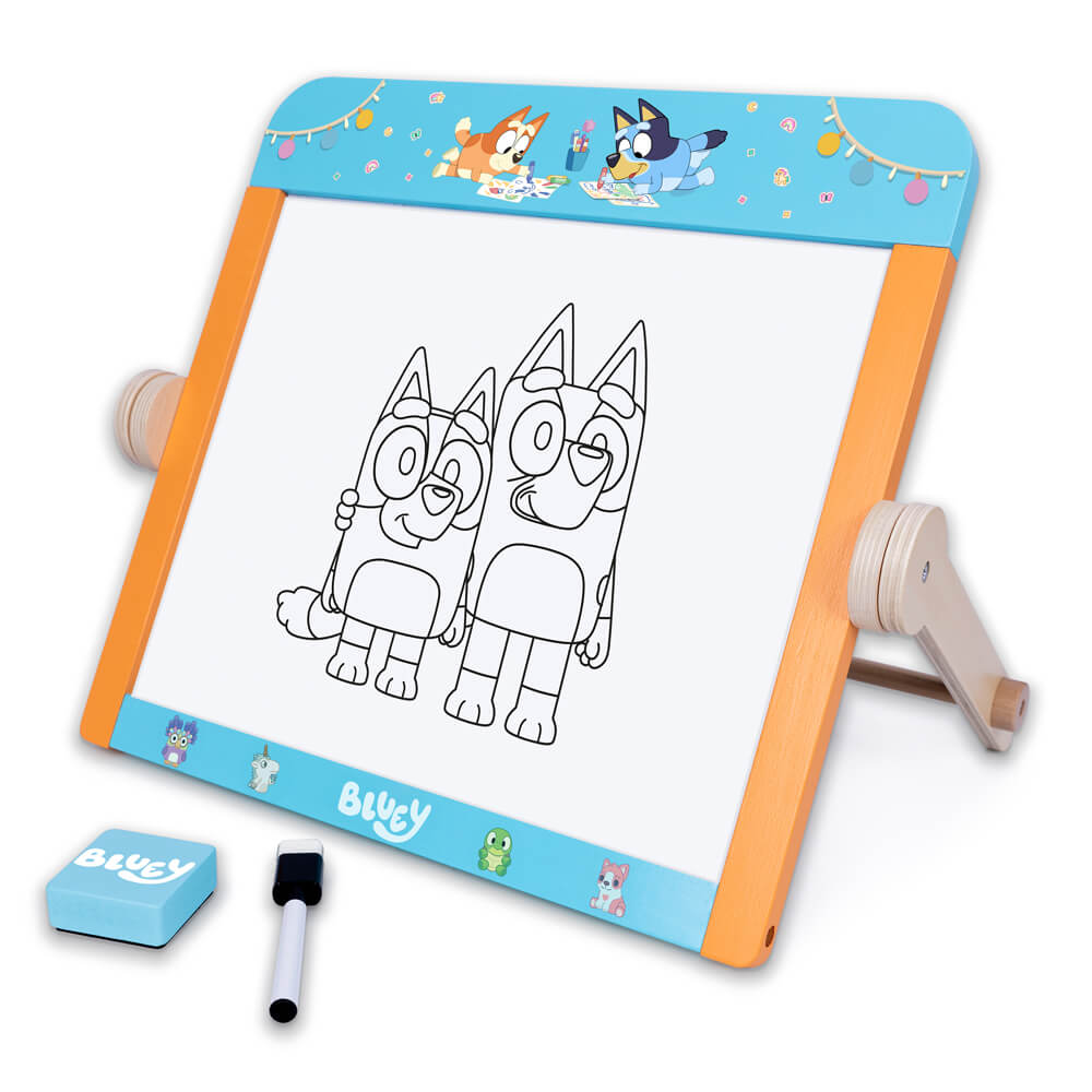Bluey Tabletop 2 In 1 Easel Activity Toy