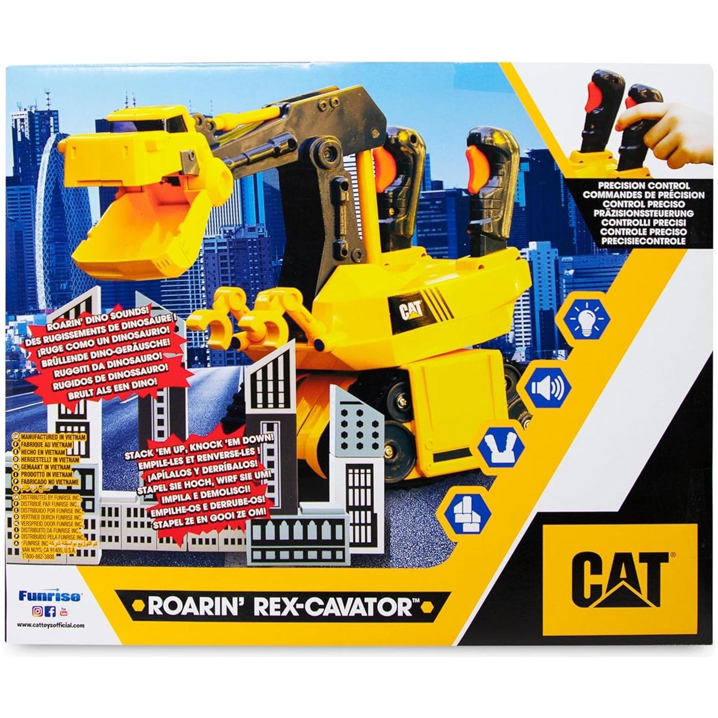 CAT Roarin' Rex-Cavator with Lights and Sounds