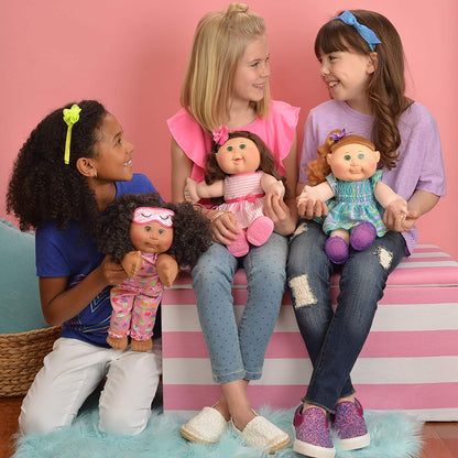 Cabbage Patch Kids 14" Doll - Pink Stripe Dress