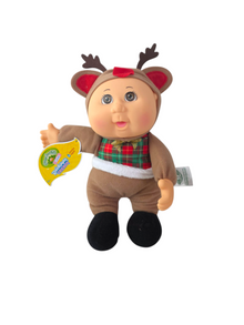 Cabbage Patch Kids 9” Holiday Friend – Reindeer Friend Plaid Outfit
