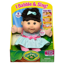 Cabbage Patch Kids Babble 'N Sing Doll 11" Doll - Light Blue Dress