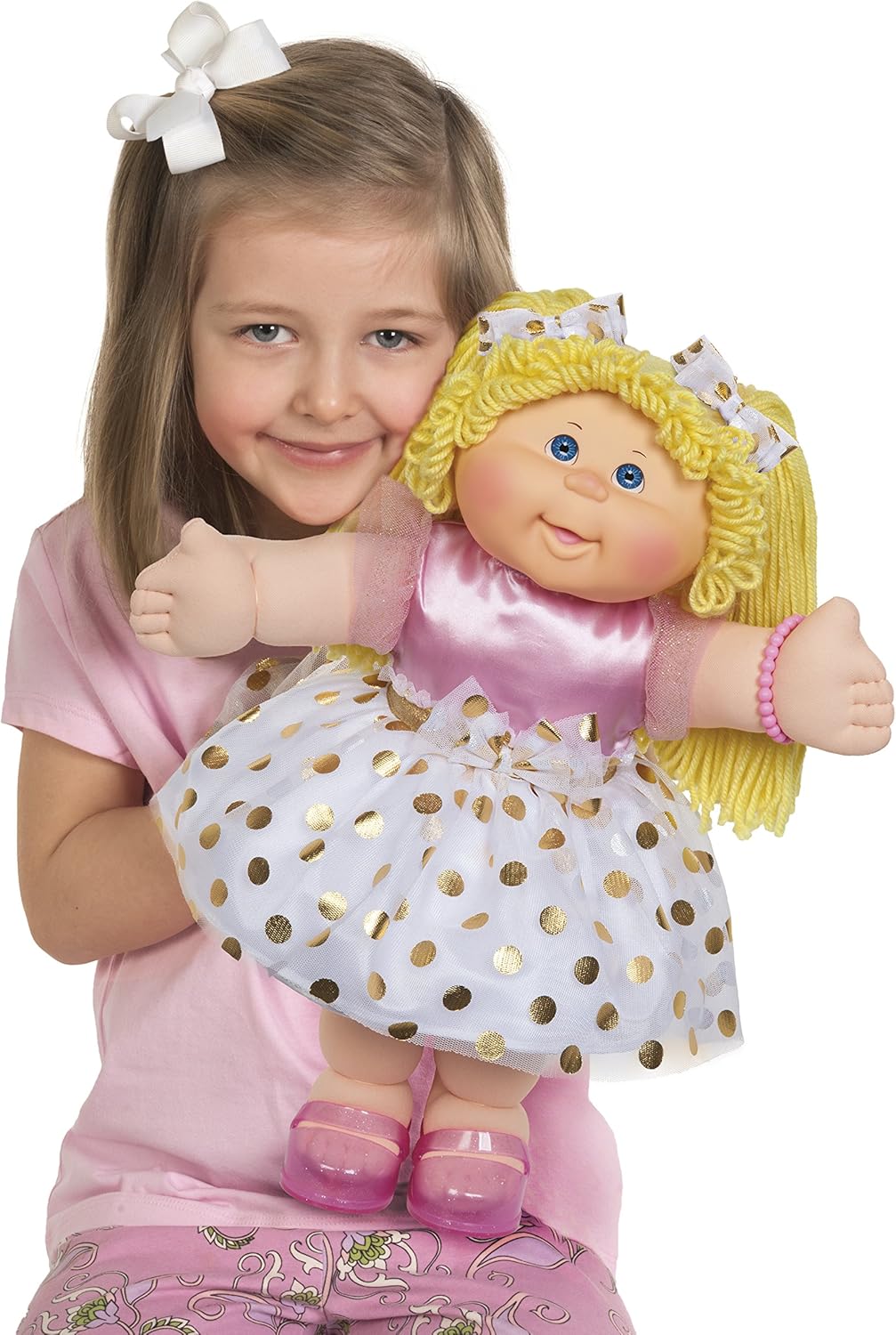 Cabbage Patch Kids Collectors Edition 16" Doll - Pink/White Dress