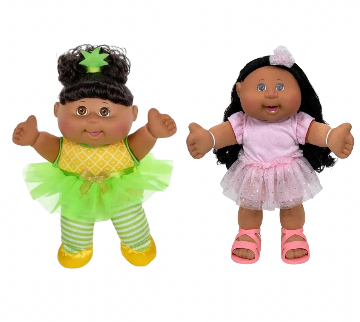 Cabbage Patch Kids Doll Bundle | Pineapple Fashion Doll & Sparkle Collection 14"