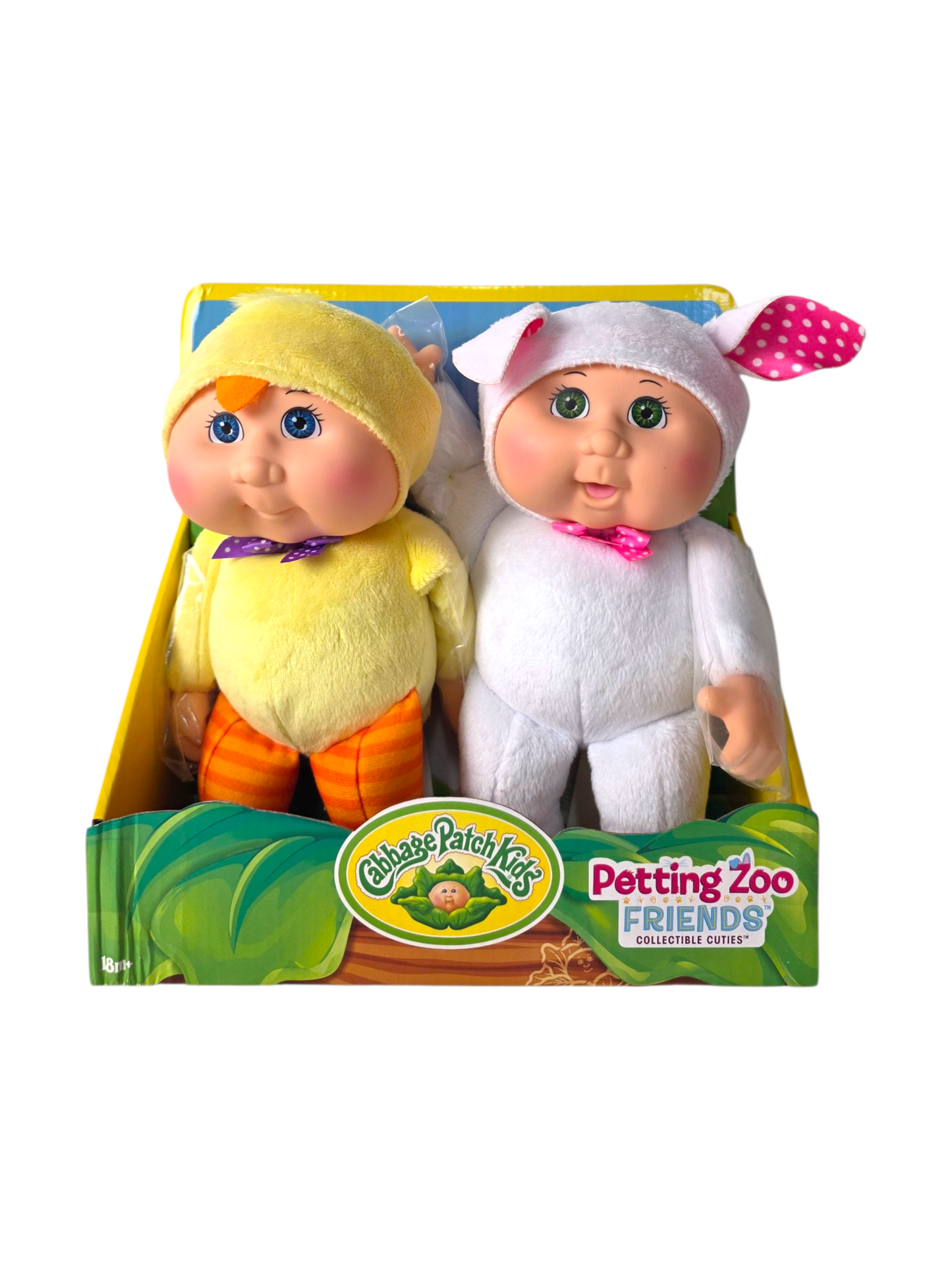 Cabbage Patch Kids Petting Zoo Friends 2 Pack - Tillie Lamb and Corrie Chicken 9"
