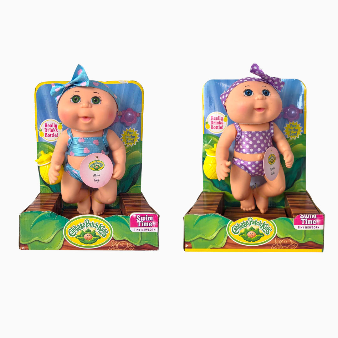 Cabbage Patch Kids Swim Time Tiny Newborn Doll 9"