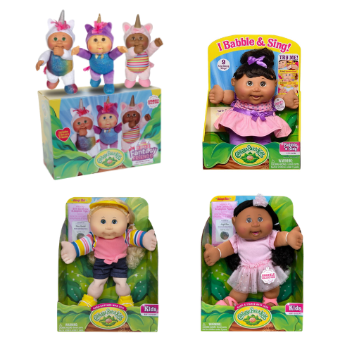 Cabbage Patch Kids Ultimate Doll Bundle with Fantasy Friends 3 pack, Babble n Sing and two 14 inch dolls