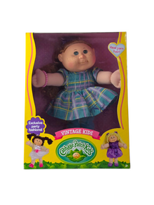 Cabbage Patch Kids Vintage Kids 14"- Green/Purple Dress
