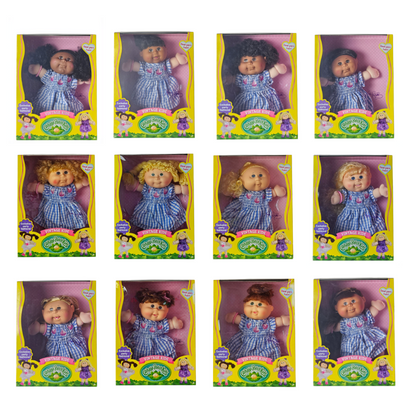 Cabbage Patch Kids Vintage Kids 16"- Classic Blue & White Stripe Dress