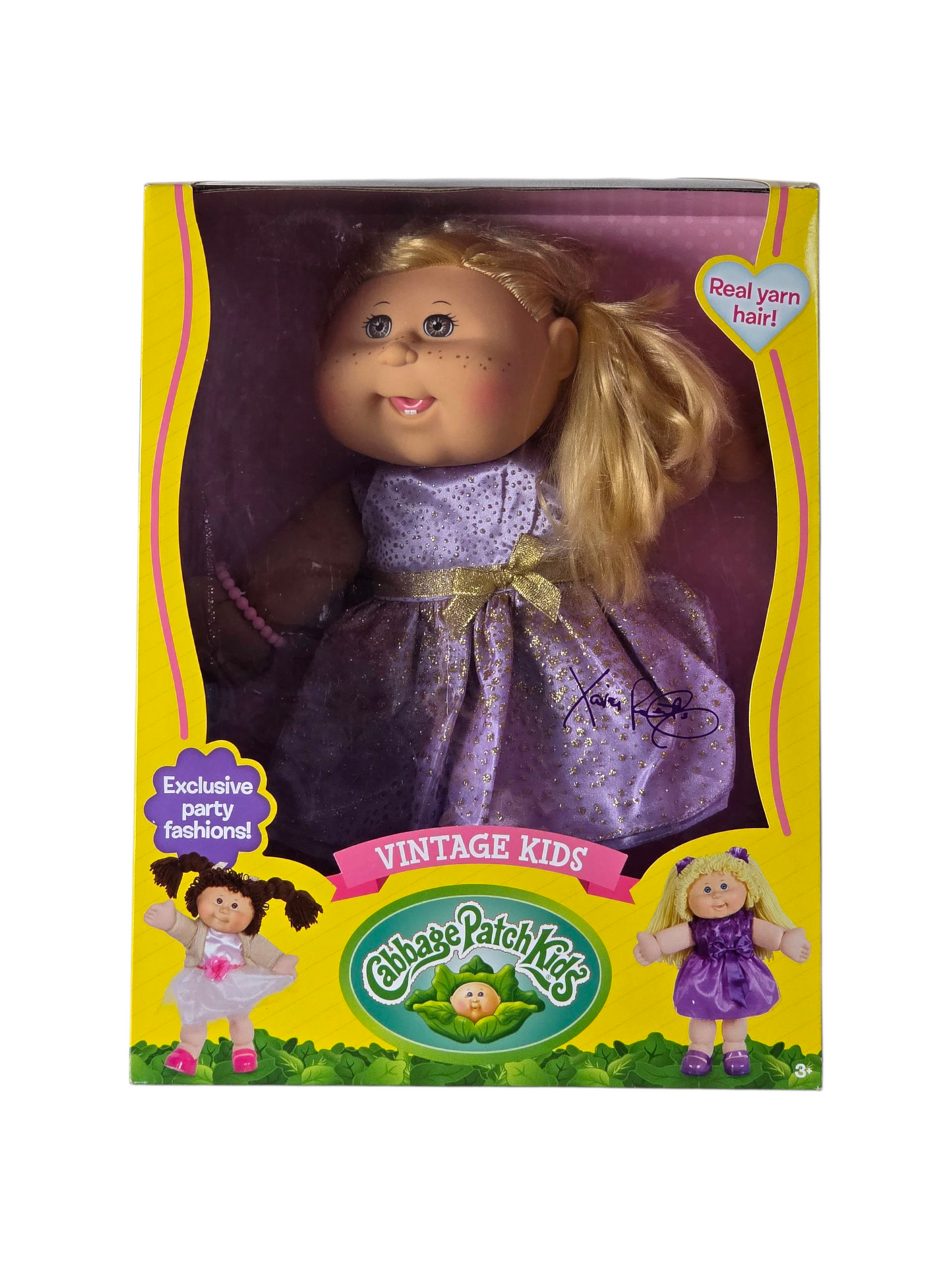 Cabbage Patch Kids Vintage Kids 14"- Purple Dress