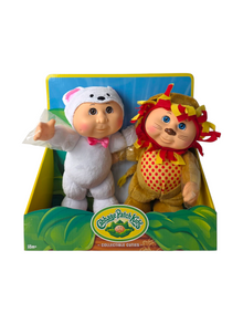 Cabbage Patch Kids Zoo Friends 2 Pack - Jaye Lion & Polar Bear 9"