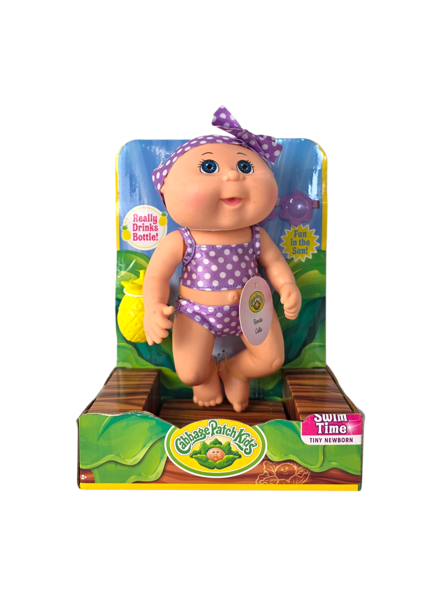 Cabbage Patch Kids Swim Time Tiny Newborn Doll 9"