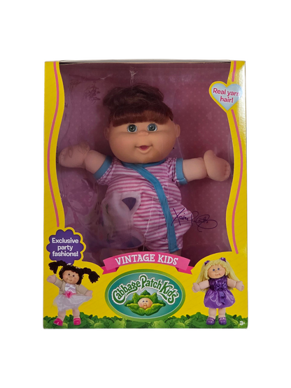 Cabbage Patch Kids Vintage Kids 12"- Pink Stripe Dress