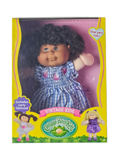 Cabbage Patch Kids Vintage Kids 16"- Classic Blue & White Stripe Dress