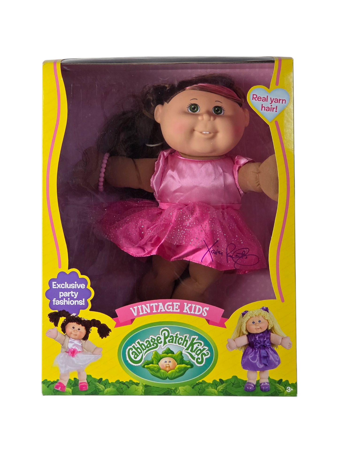 Cabbage Patch Kids Vintage Kids 16"- Pink Dress