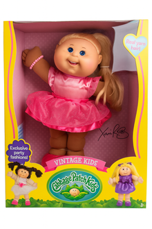 Cabbage Patch Kids Vintage Kids 16"- Pink Dress