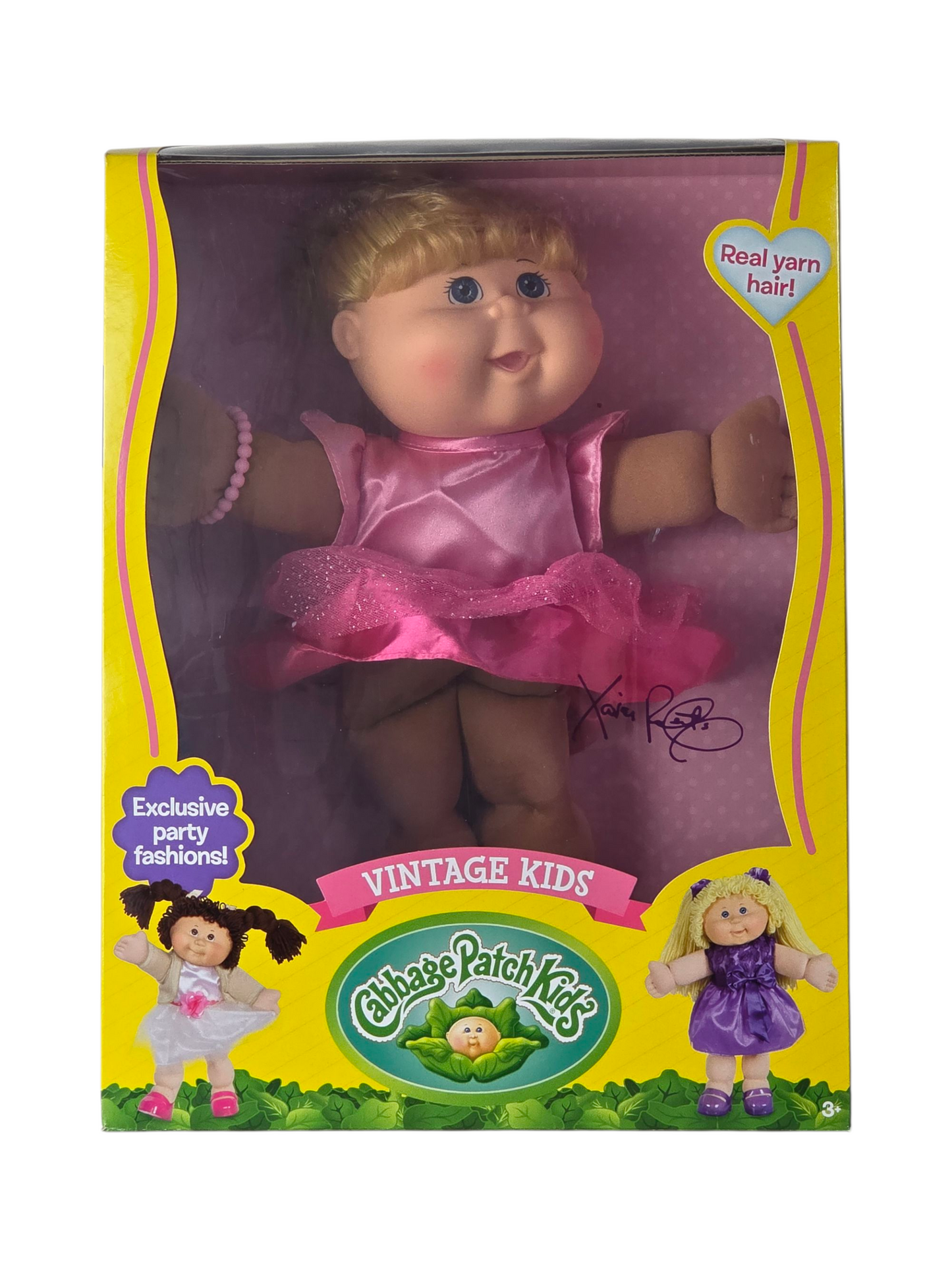 Cabbage Patch Kids Vintage Kids 16"- Pink Dress