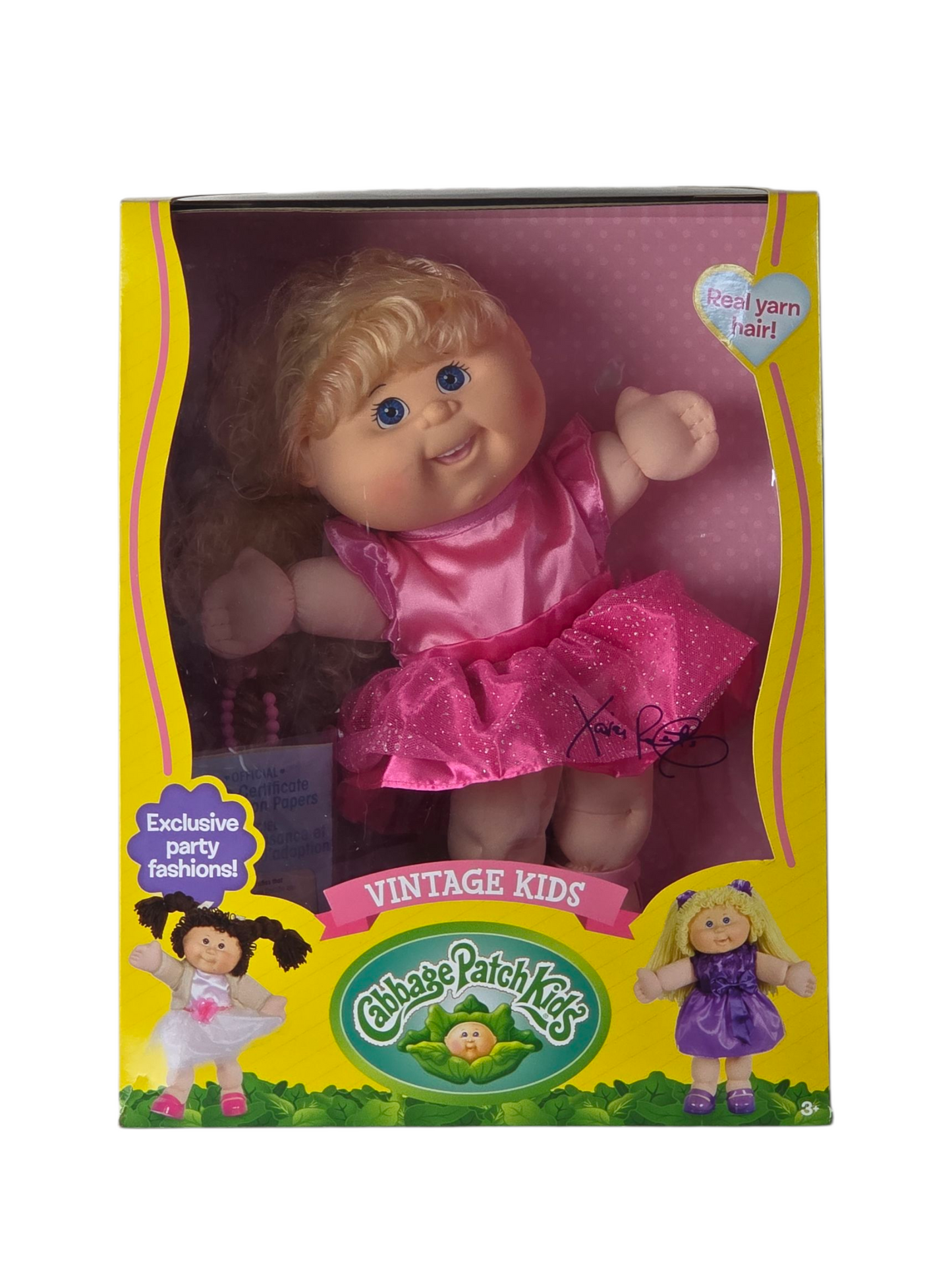 Cabbage Patch Kids Vintage Kids 16"- Pink Dress